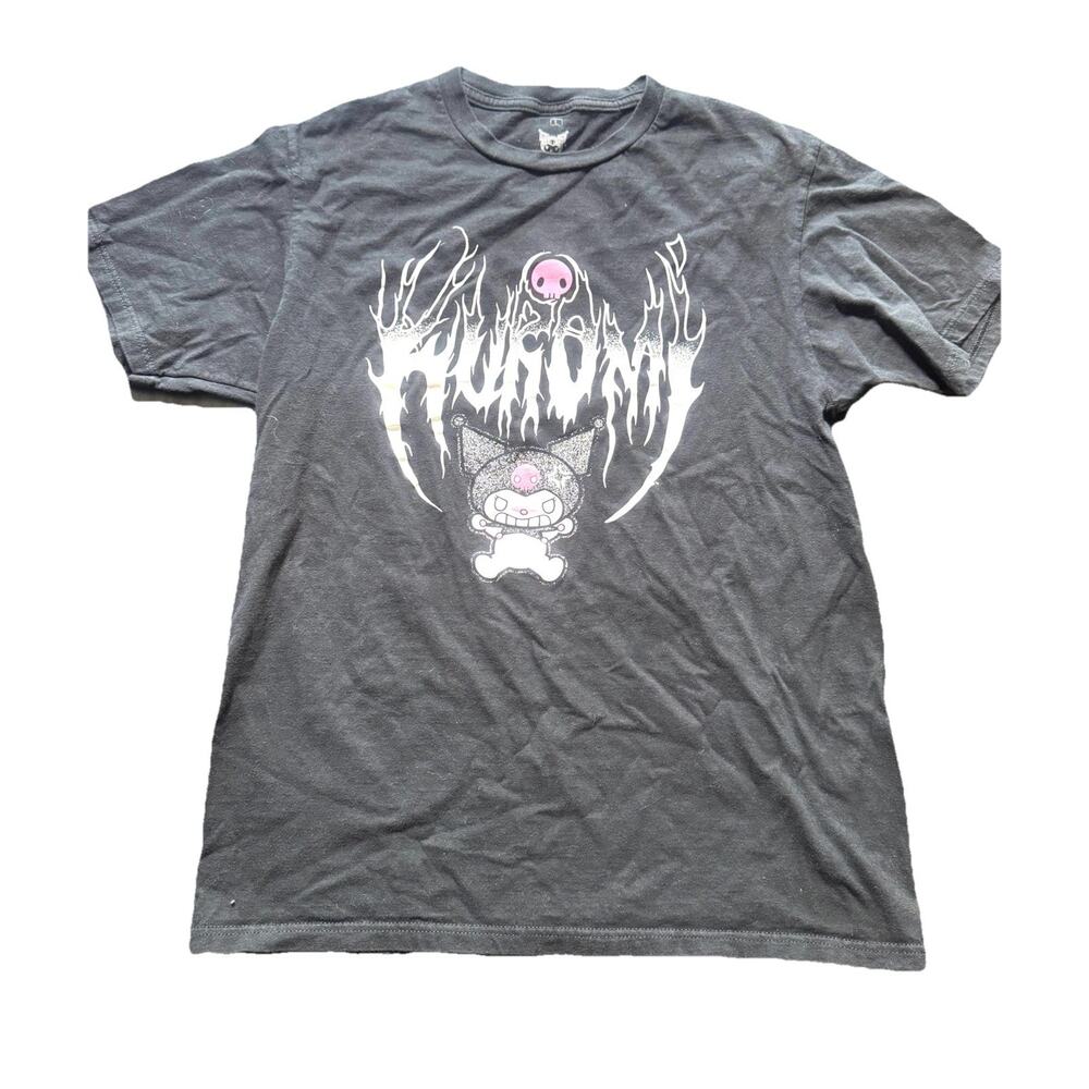 Kuromi Heavy Metal Black Tee L